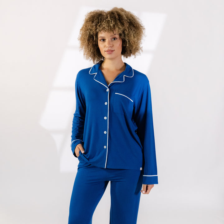 Cape May PJ Set in Sapphire