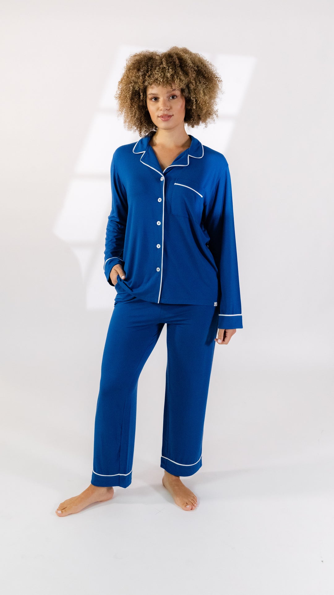 Cape May PJ Set in Sapphire