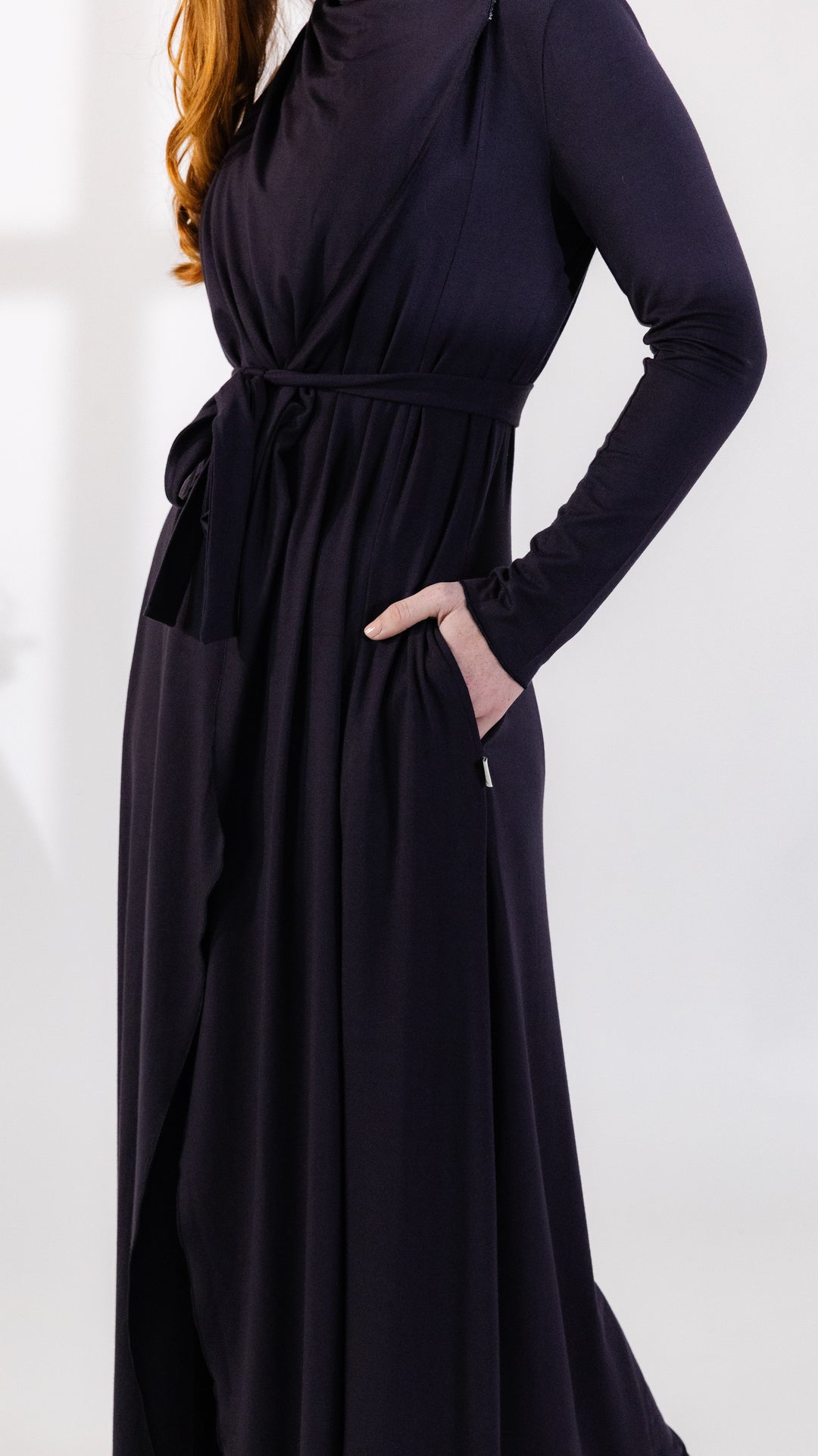 The Hamptons Robe in Noir