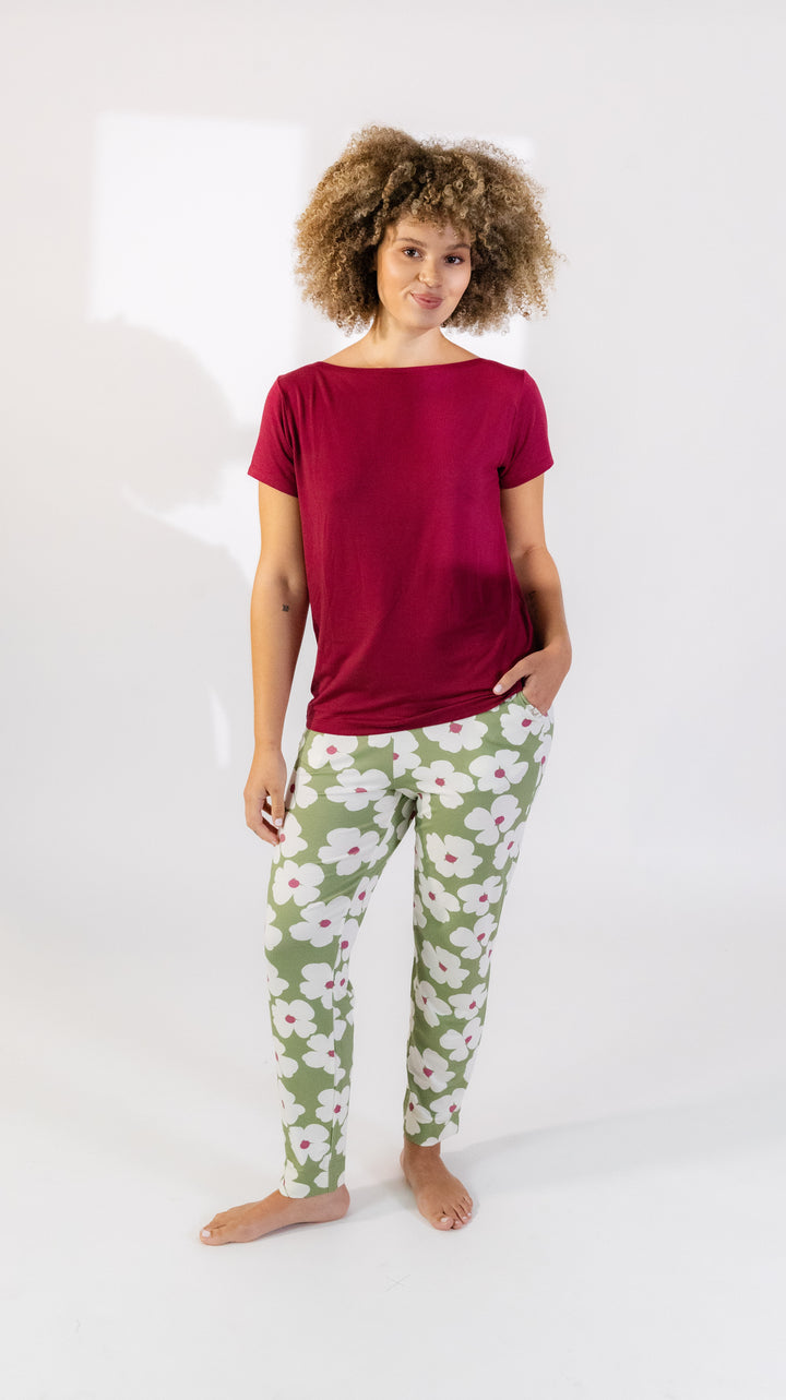 Harbor Pant in Poppy