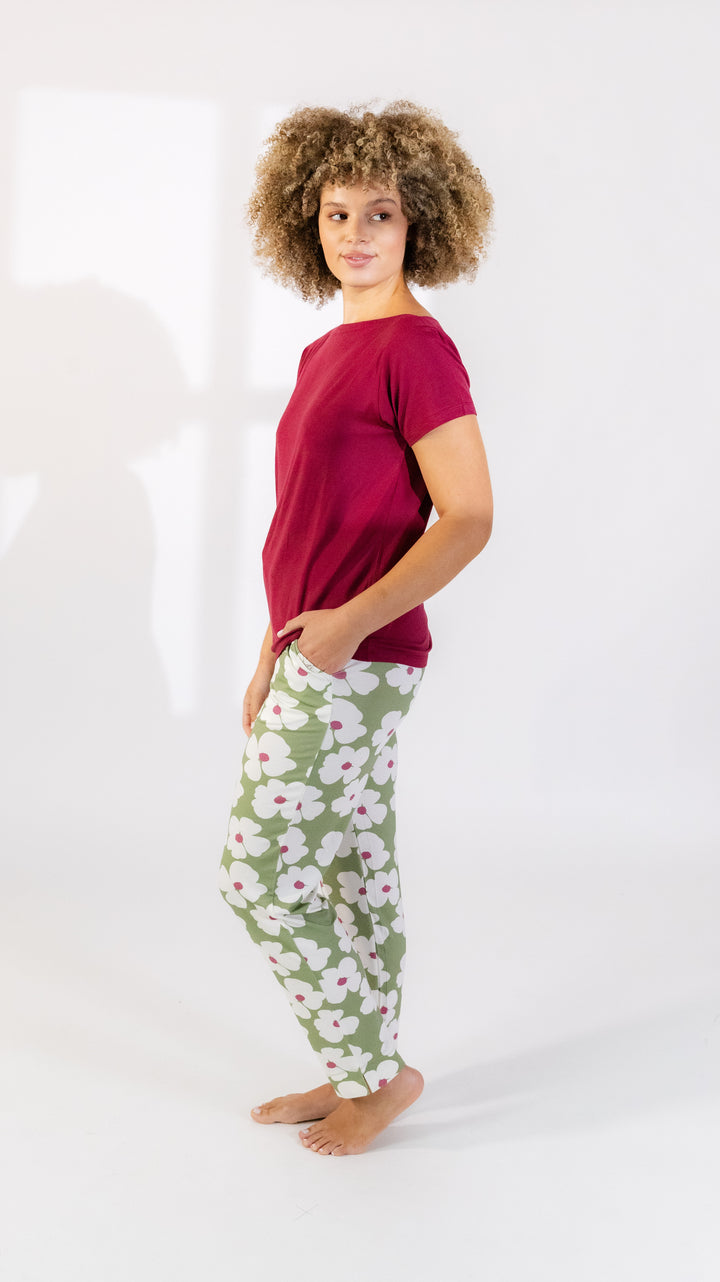 Harbor Pant in Poppy