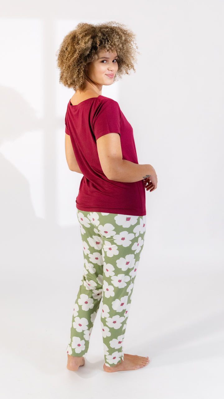 Harbor Pant in Poppy