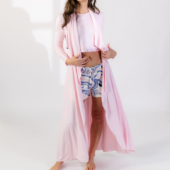 The Hamptons Robe in Peony