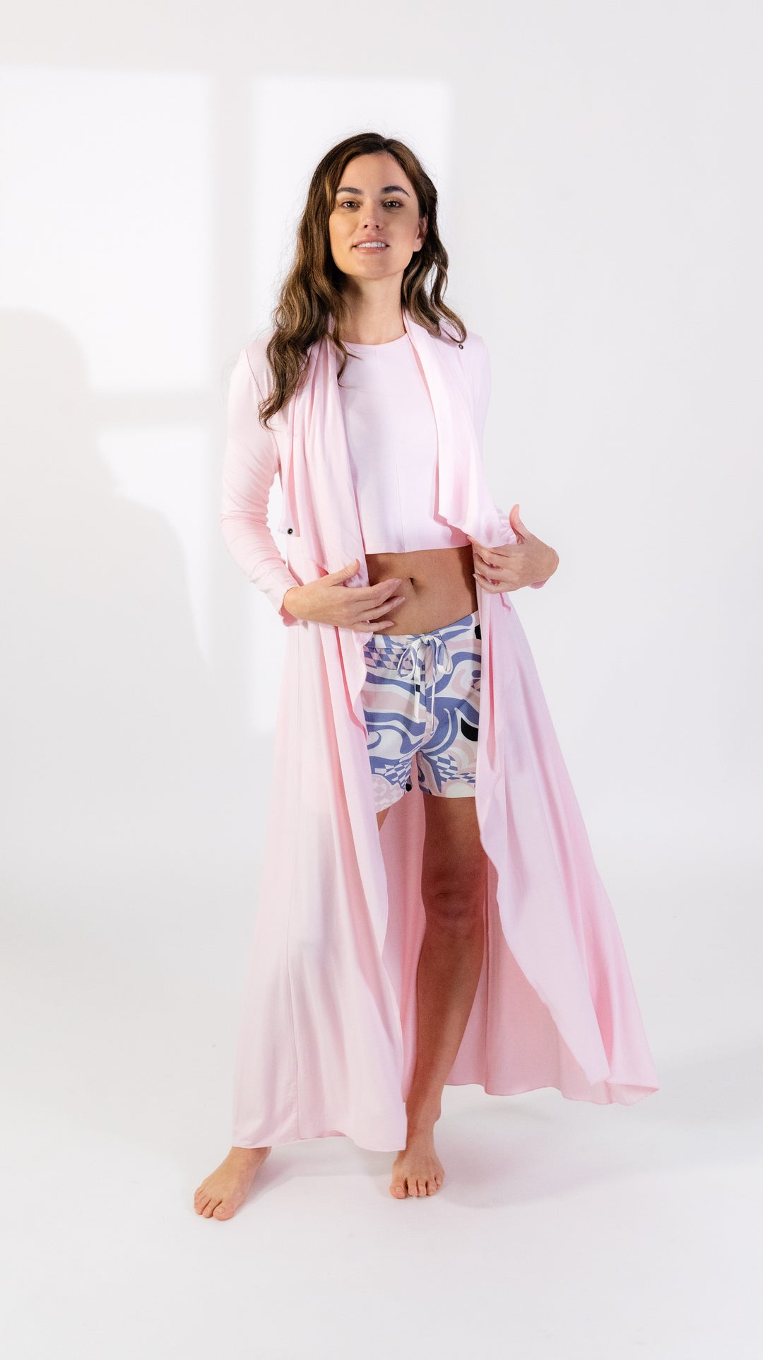 The Hamptons Robe in Peony