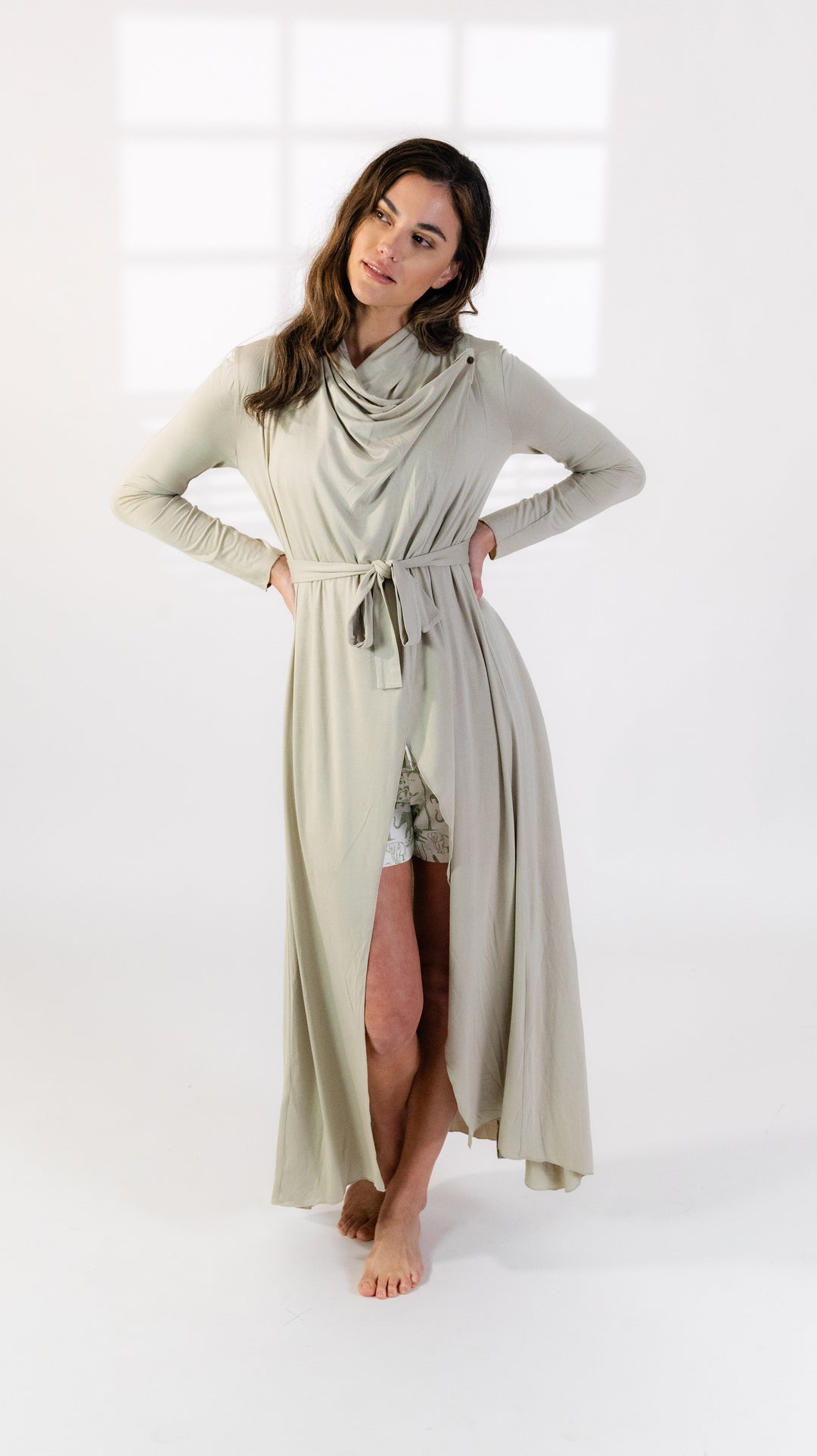 The Hamptons Robe in Oyster