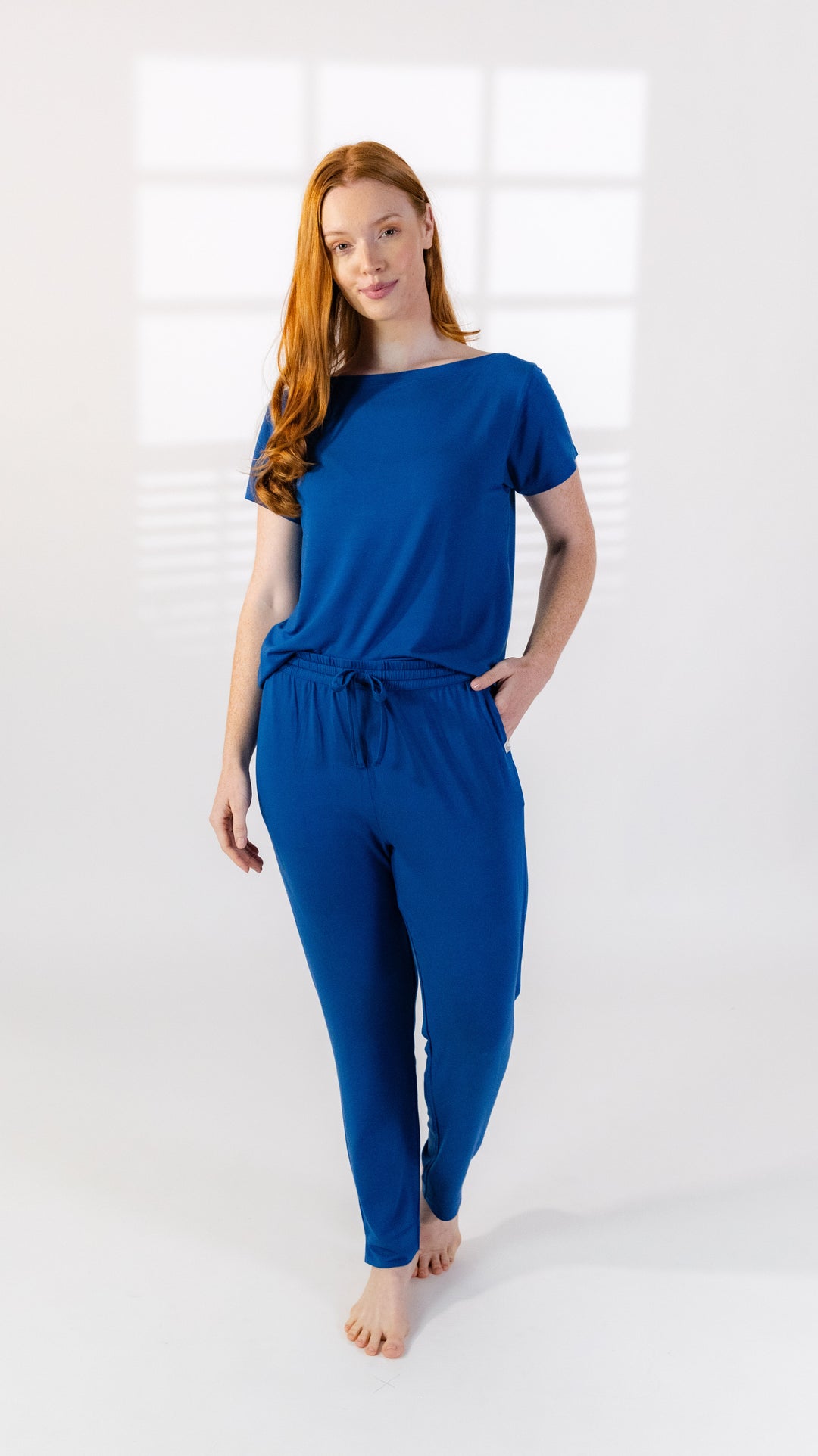 New England Pant in Sapphire