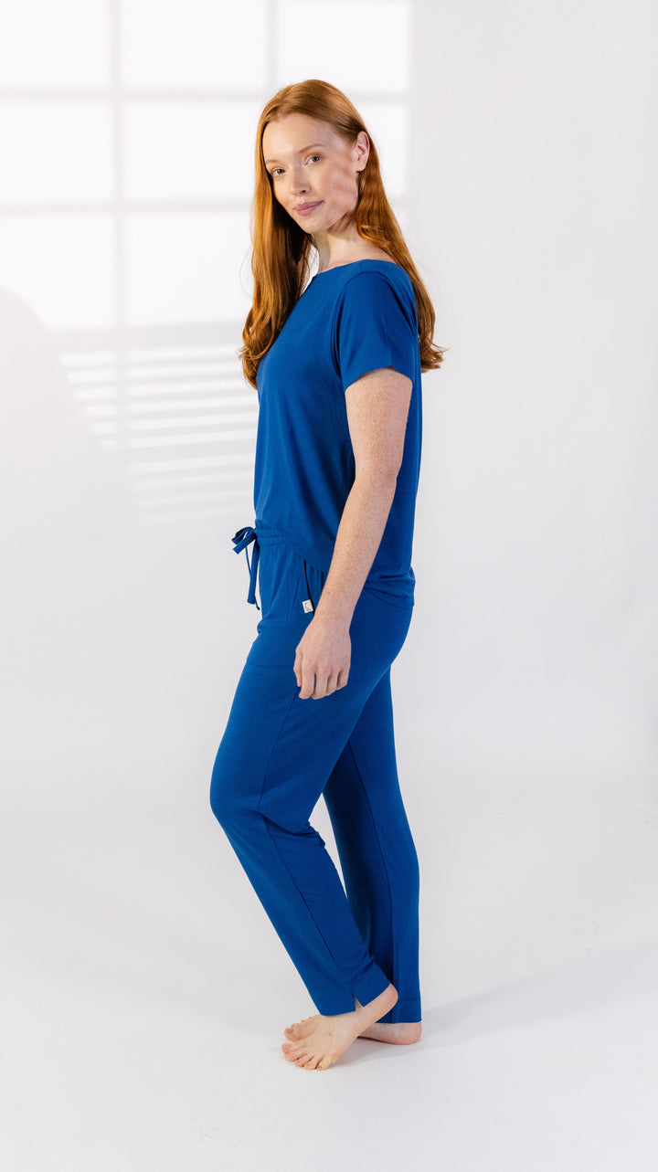 New England Pant in Sapphire