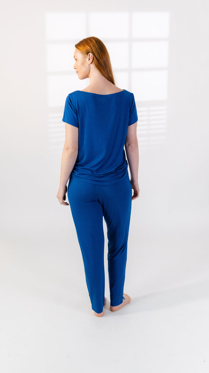 New England Pant in Sapphire