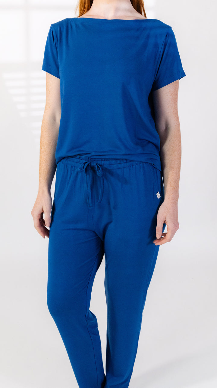 New England Pant in Sapphire