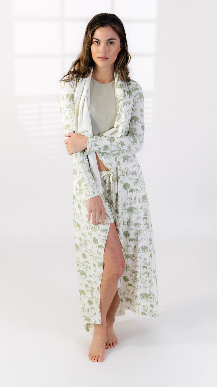 The Hamptons Robe in Savanna