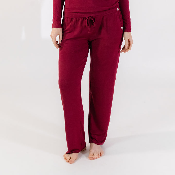 Harbor Pant in Merlot