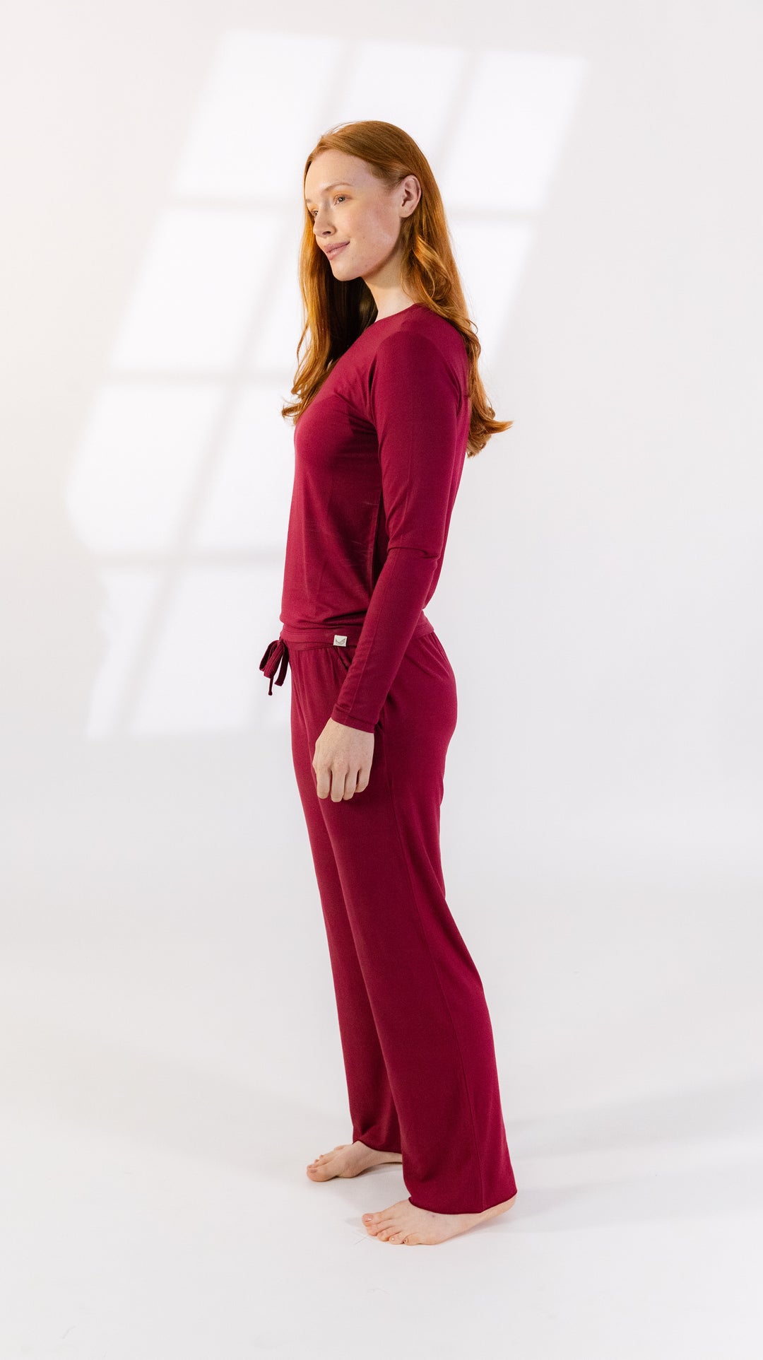 Harbor Pant in Merlot